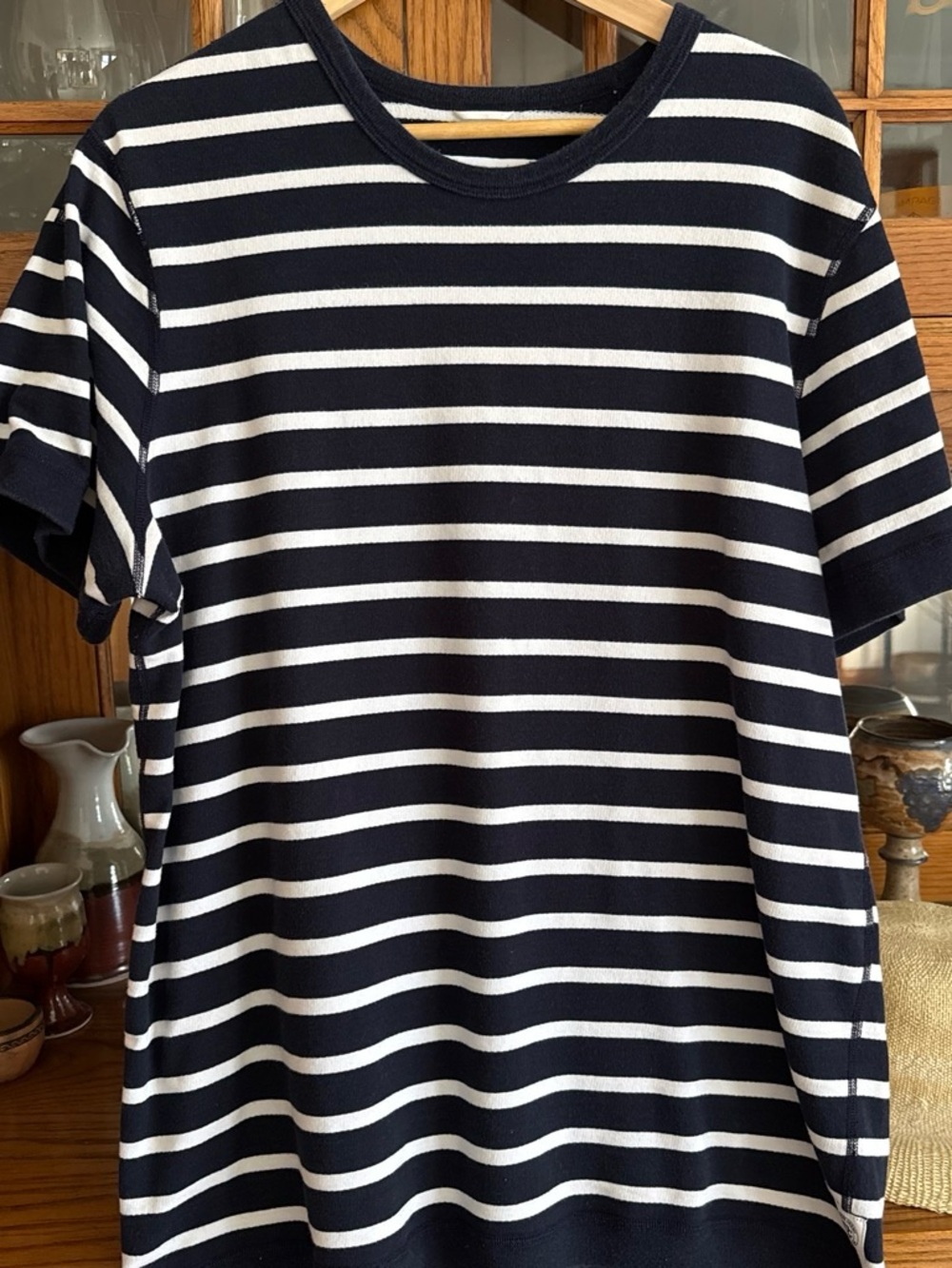 Reigning Champ short-sleeve cotton shirt. Size XL